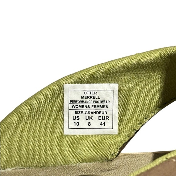 Merrell Azura Flip Flop Thong Performance Comfort Sandal Otter/Green Women’s 10 - Picture 6 of 6